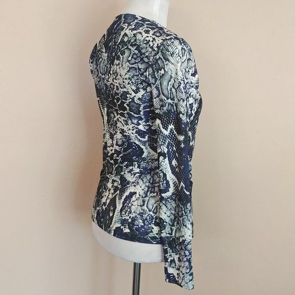 Etoile Du Monde Paris Snakeskin Design Top - Women's Euro Size Med (U.S. Small) - Picture 5 of 9